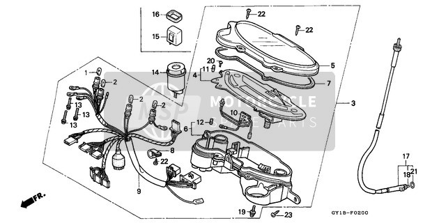 44831GY1920, Cable, Inner (###), Honda, 0